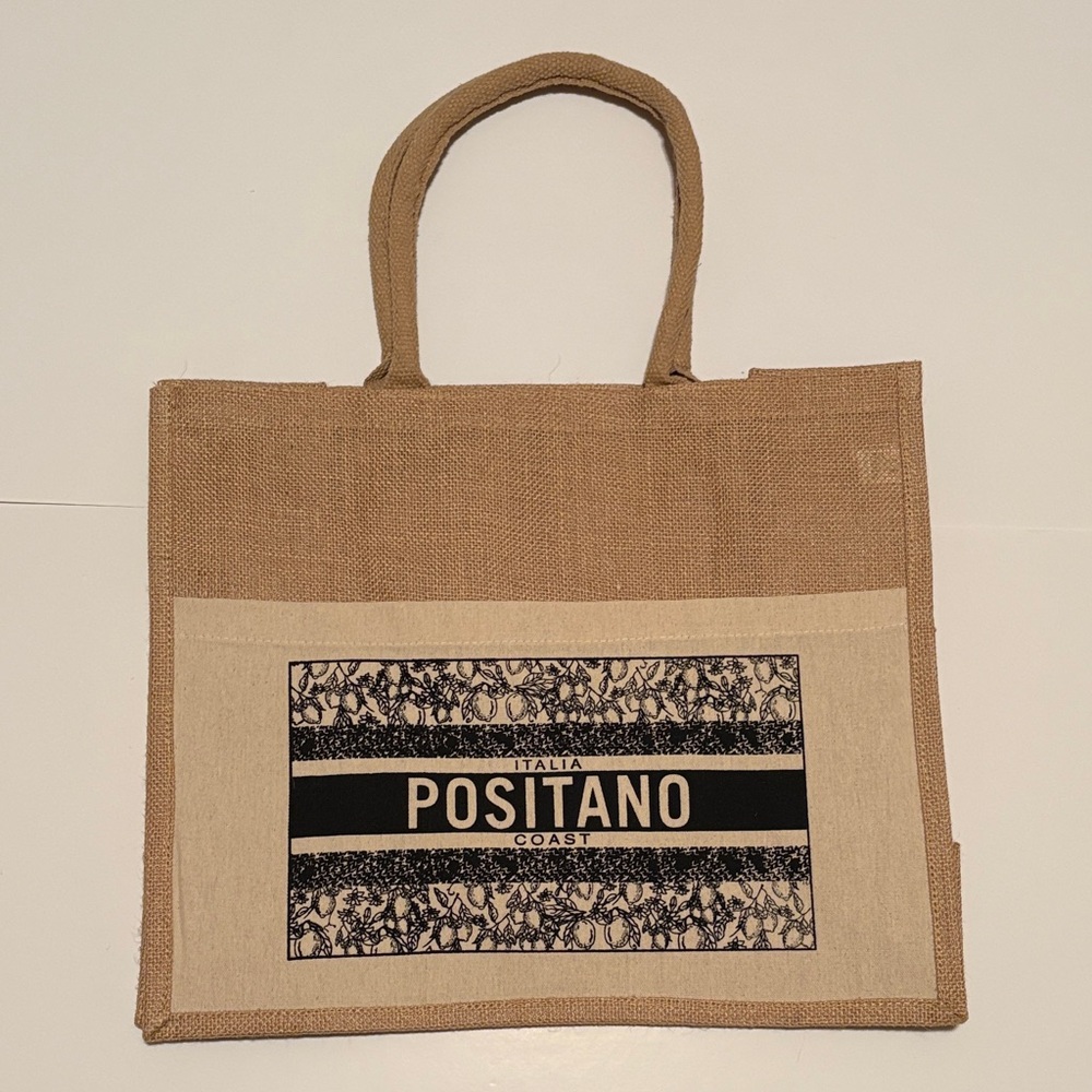 Coast Tan and Black Tote Bag